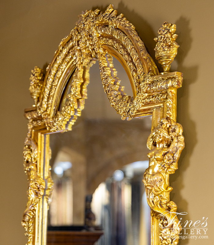 Mirror Mirrors  - Stunning Louis XV Gold Mirror  - MIRR-008